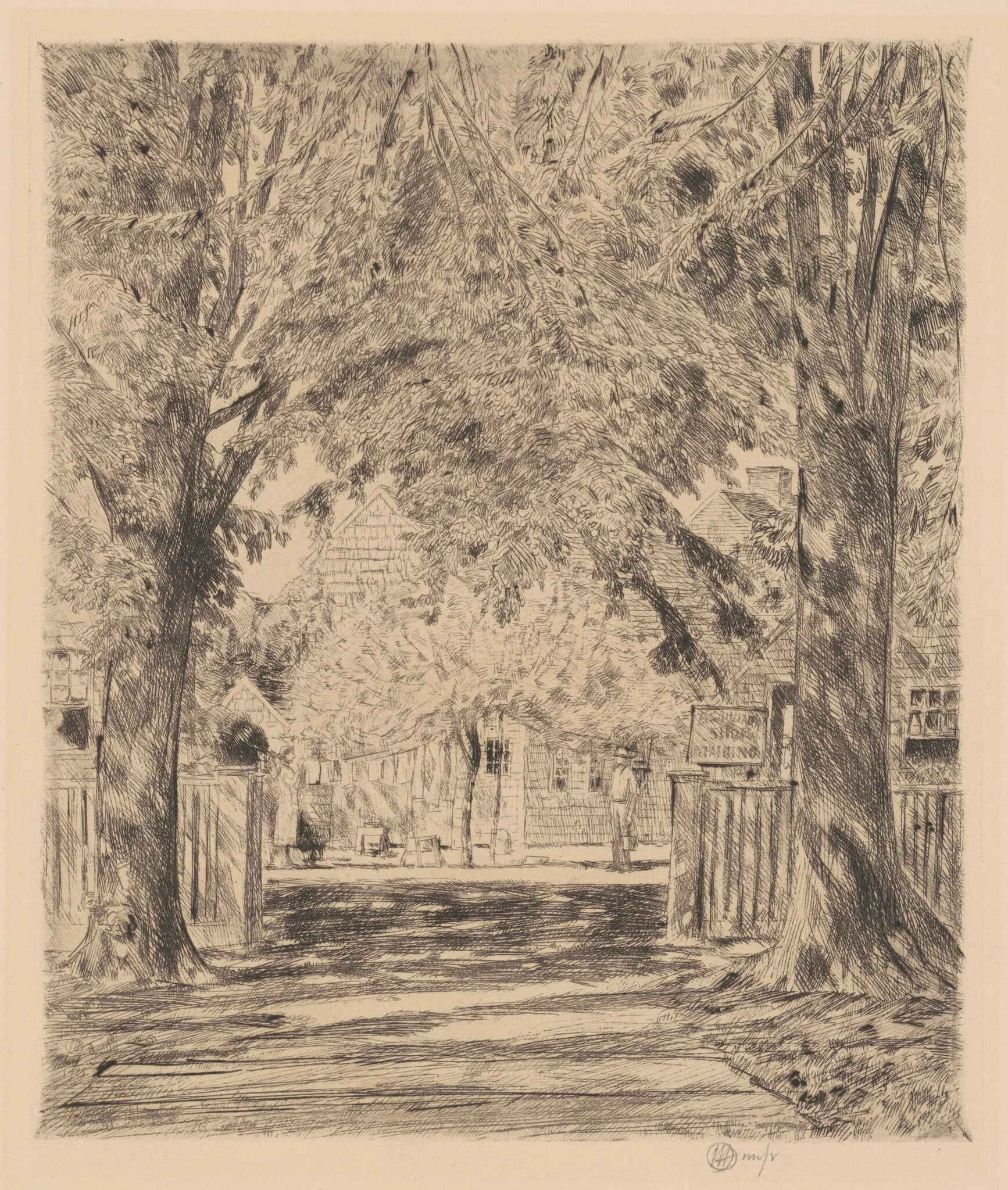 An Easthampton Idyll, detail