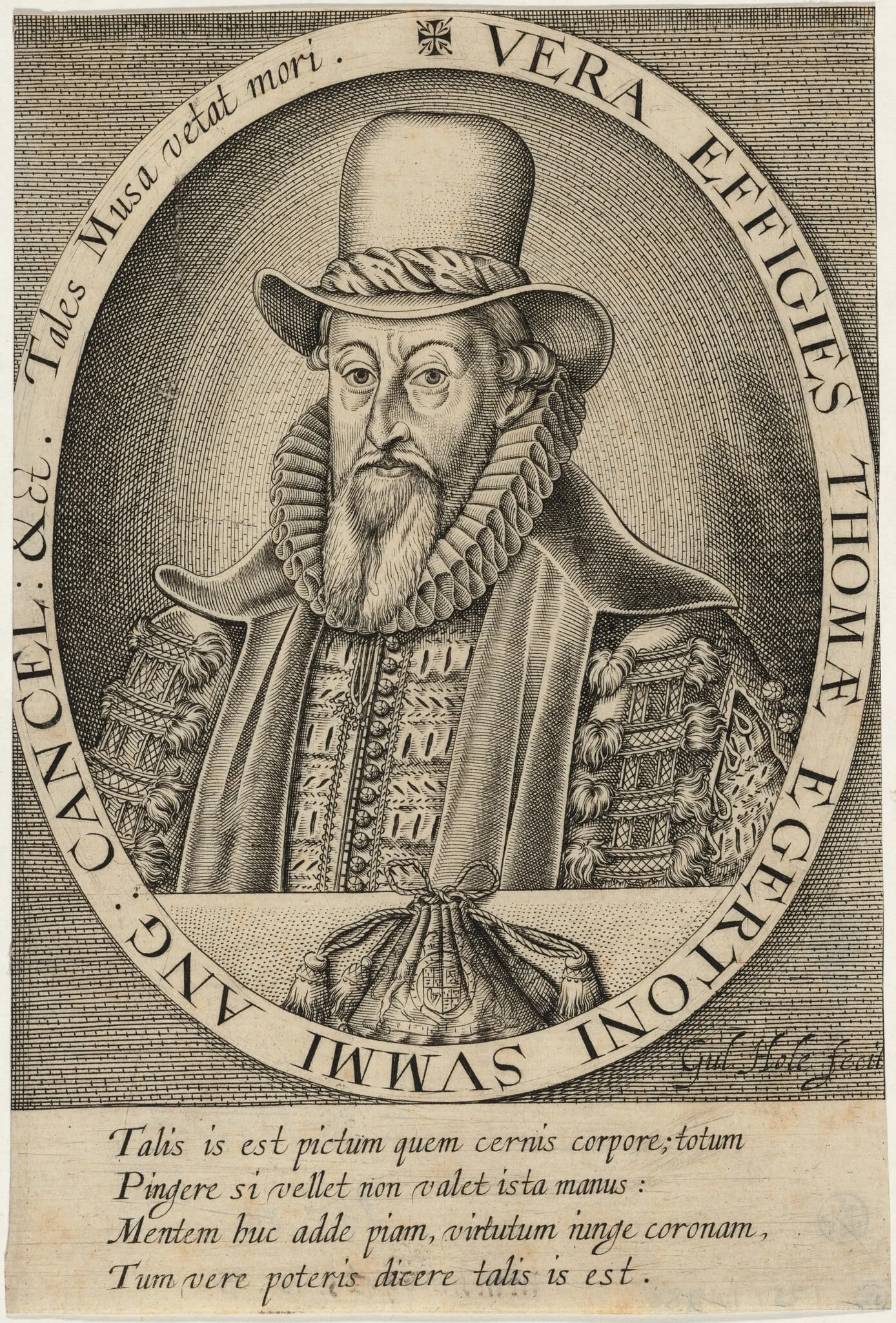 Thomas Egerton, First Viscount Brackley, detail