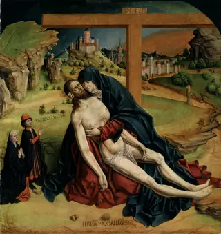 The Pietà, by Fernando Gallego, unspecified, 1465