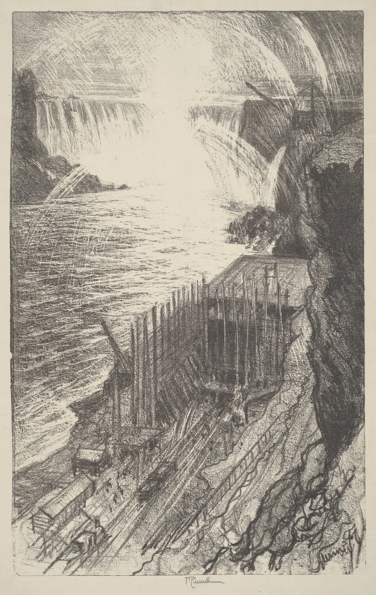 Niagara Rainbows, detail