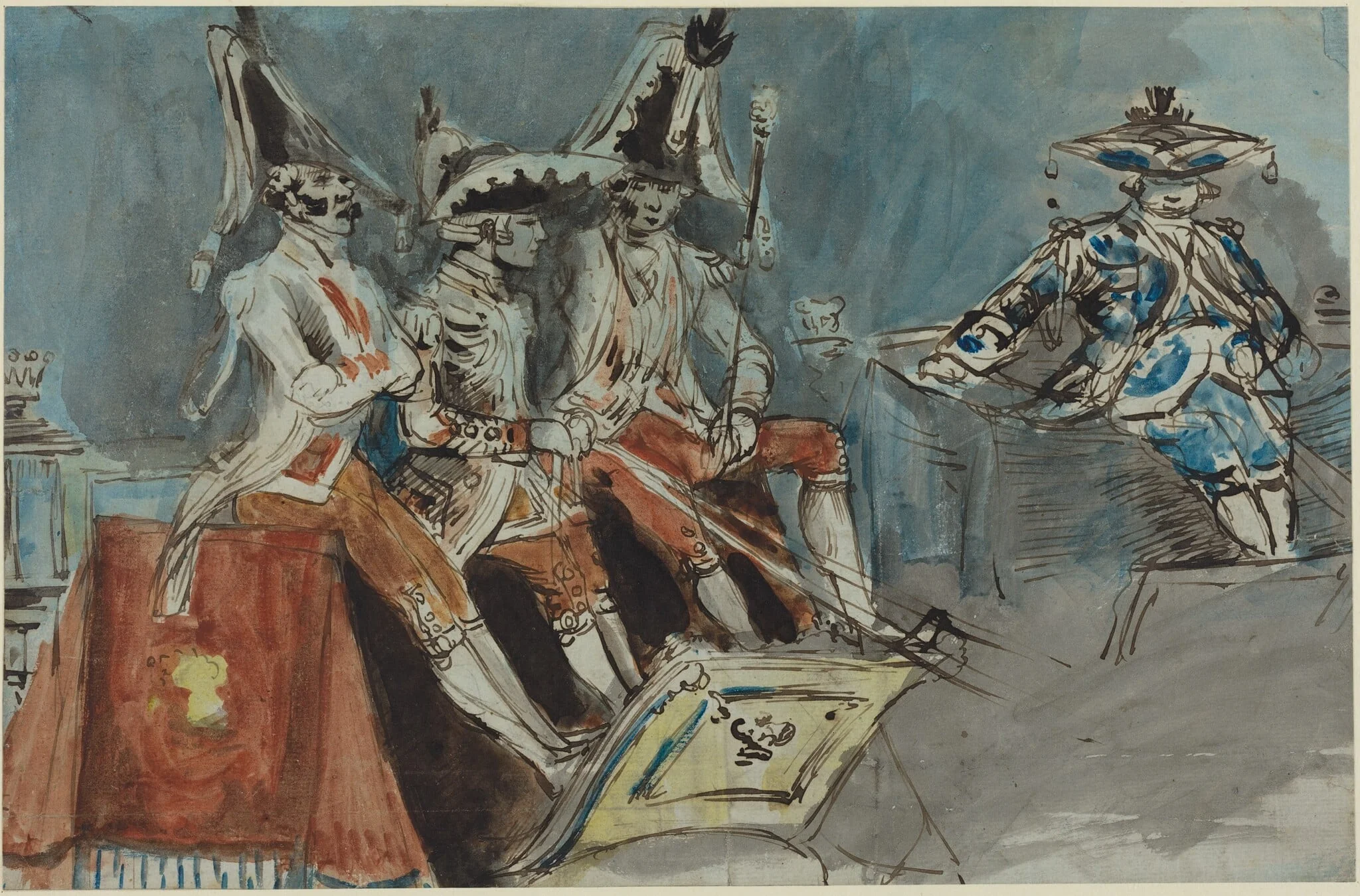 Coachmen, detail