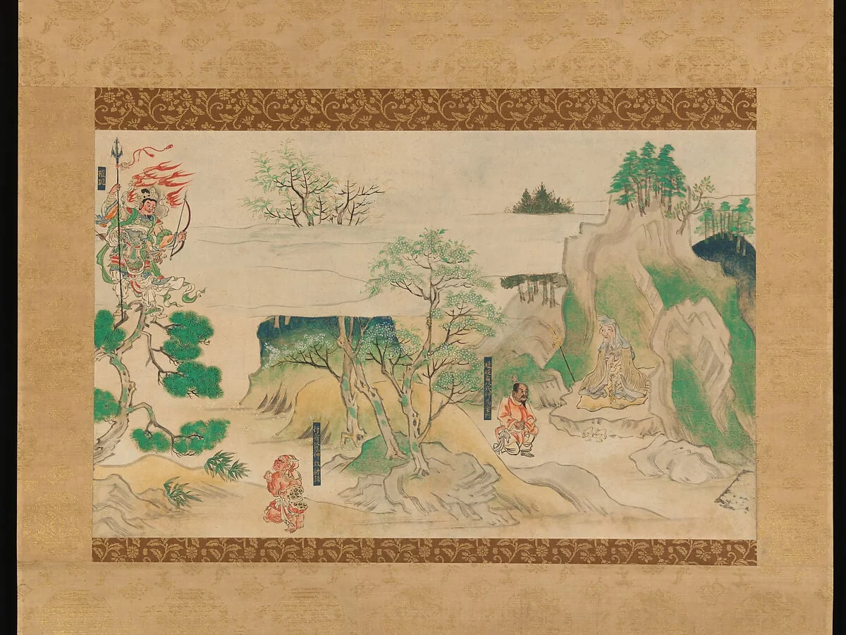 神於寺縁起絵巻断簡|Scene from The Illustrated Legends of Jin’ōji Temple, detail