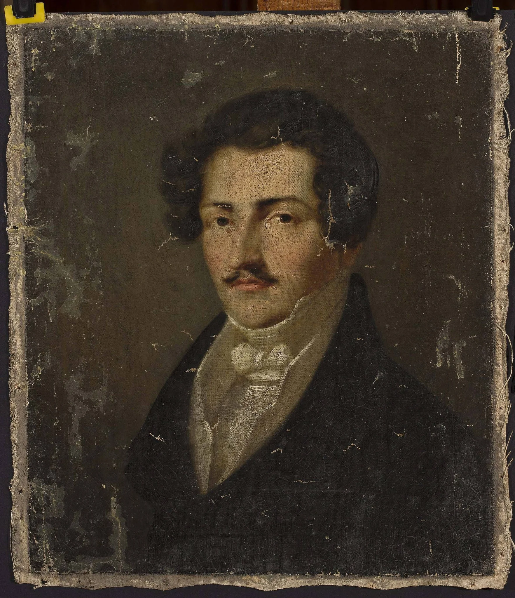 Portrait of Bogusław Radzimiński, detail
