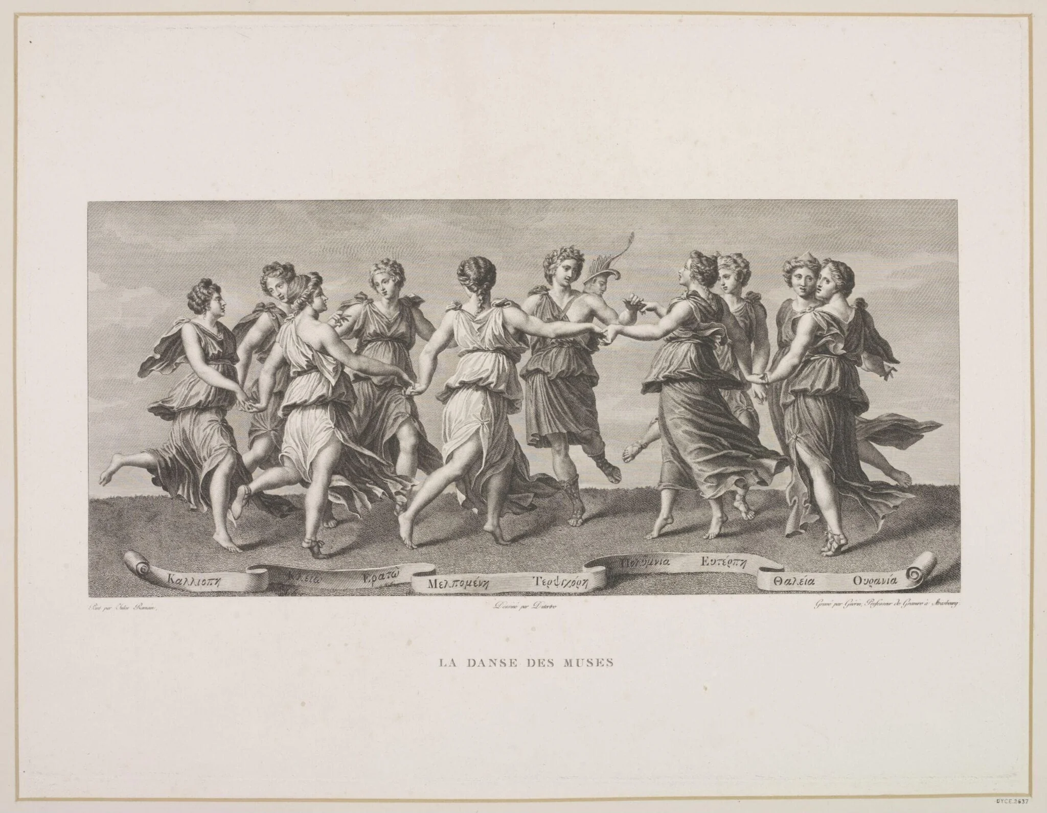 The Dance of the Muses, detail