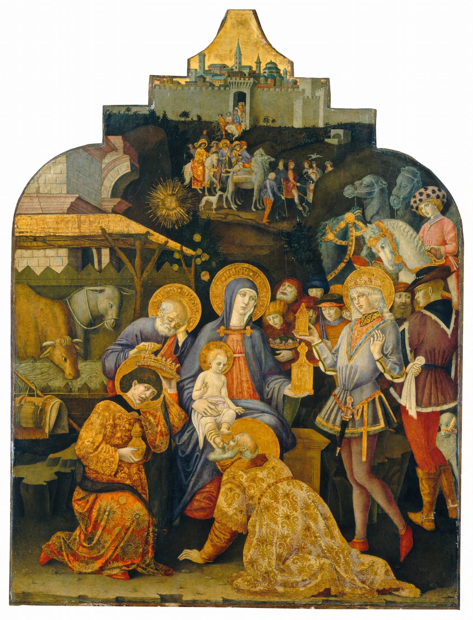 The Adoration of the Magi, detail