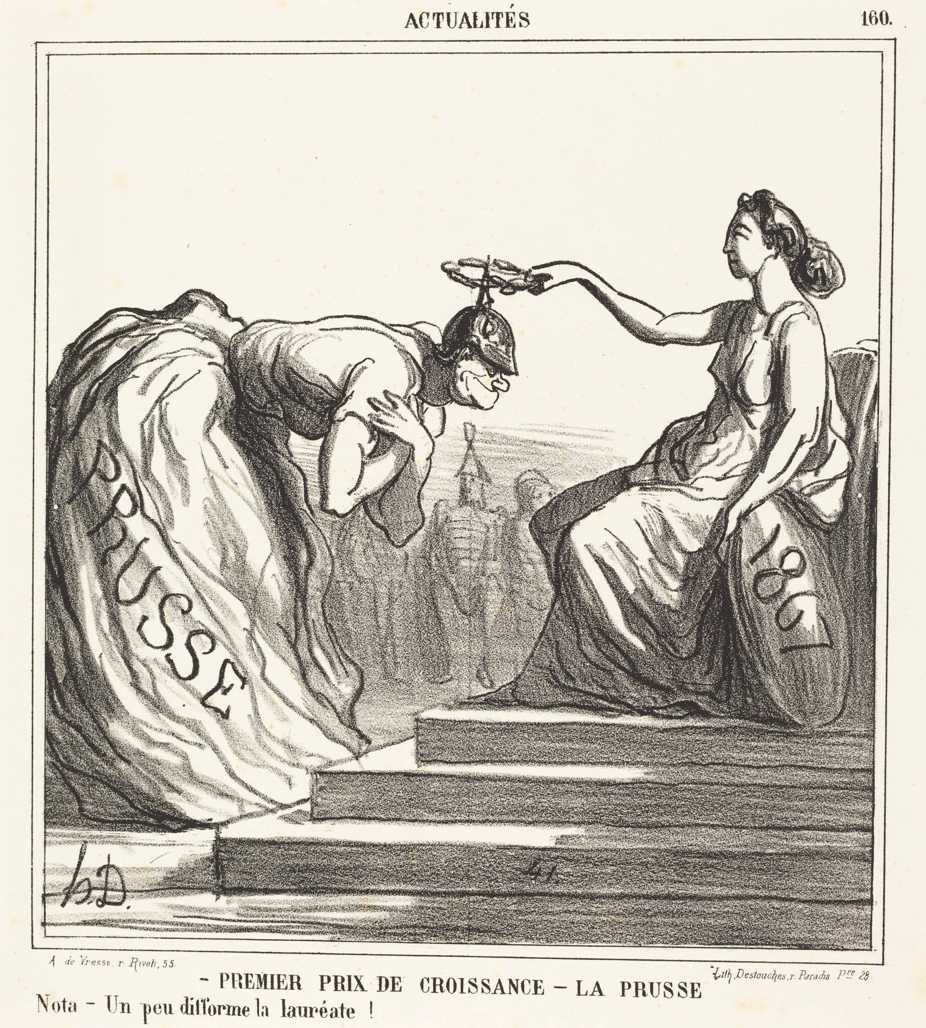 Premier prix de croissance - La Prusse, detail