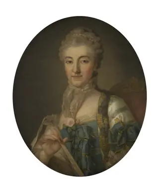 Portrait of Izabela Branicka née Poniatowska, by Per Krafft the Elder, oil, 1767