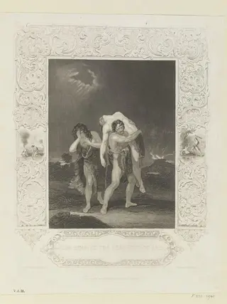 Adam bearing the body of Abel, by Henry Singleton