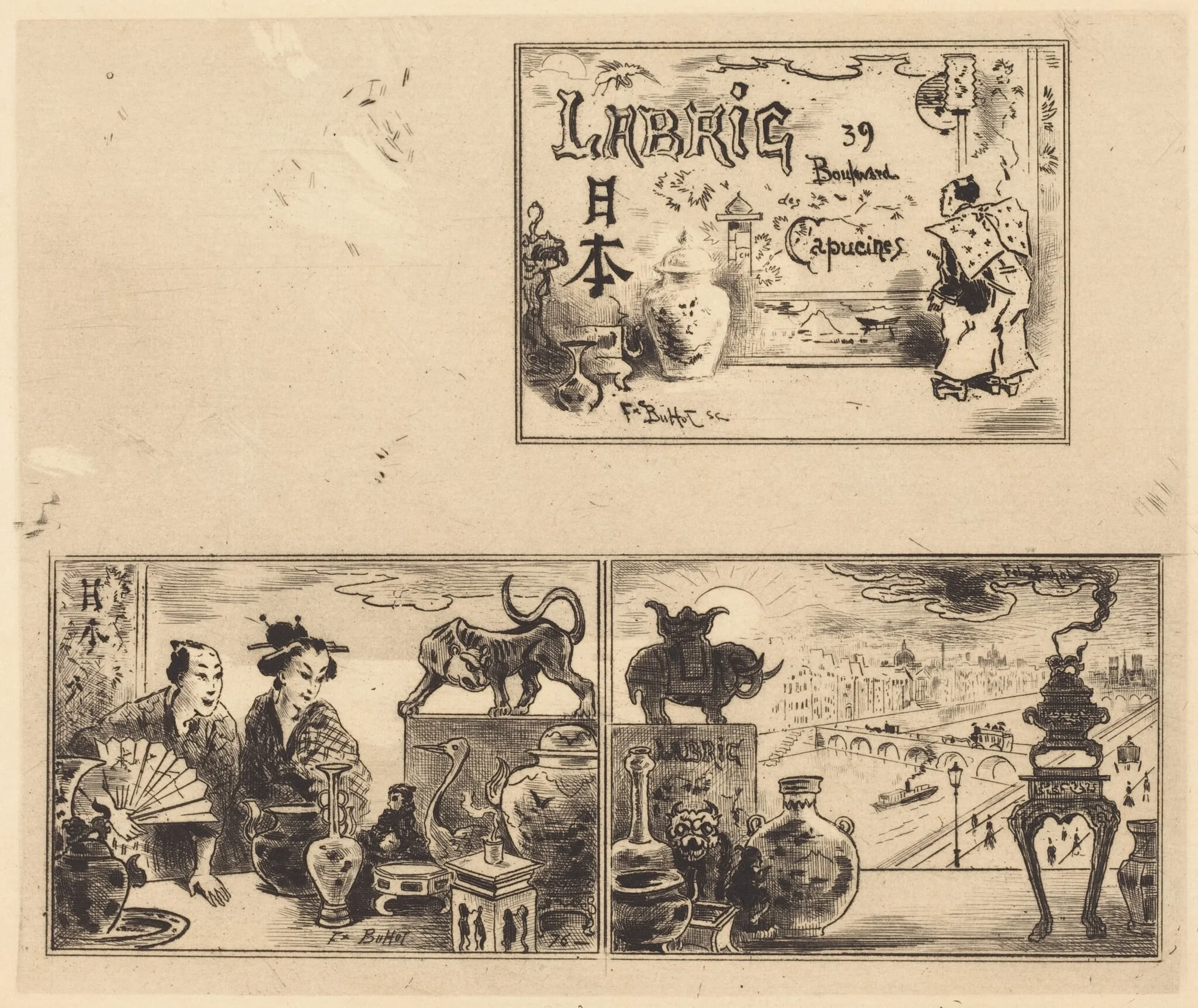 Adresse de Labric, detail