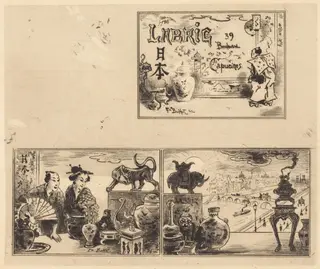 Adresse de Labric, by Félix-Hilaire Buhot, ink, 1876