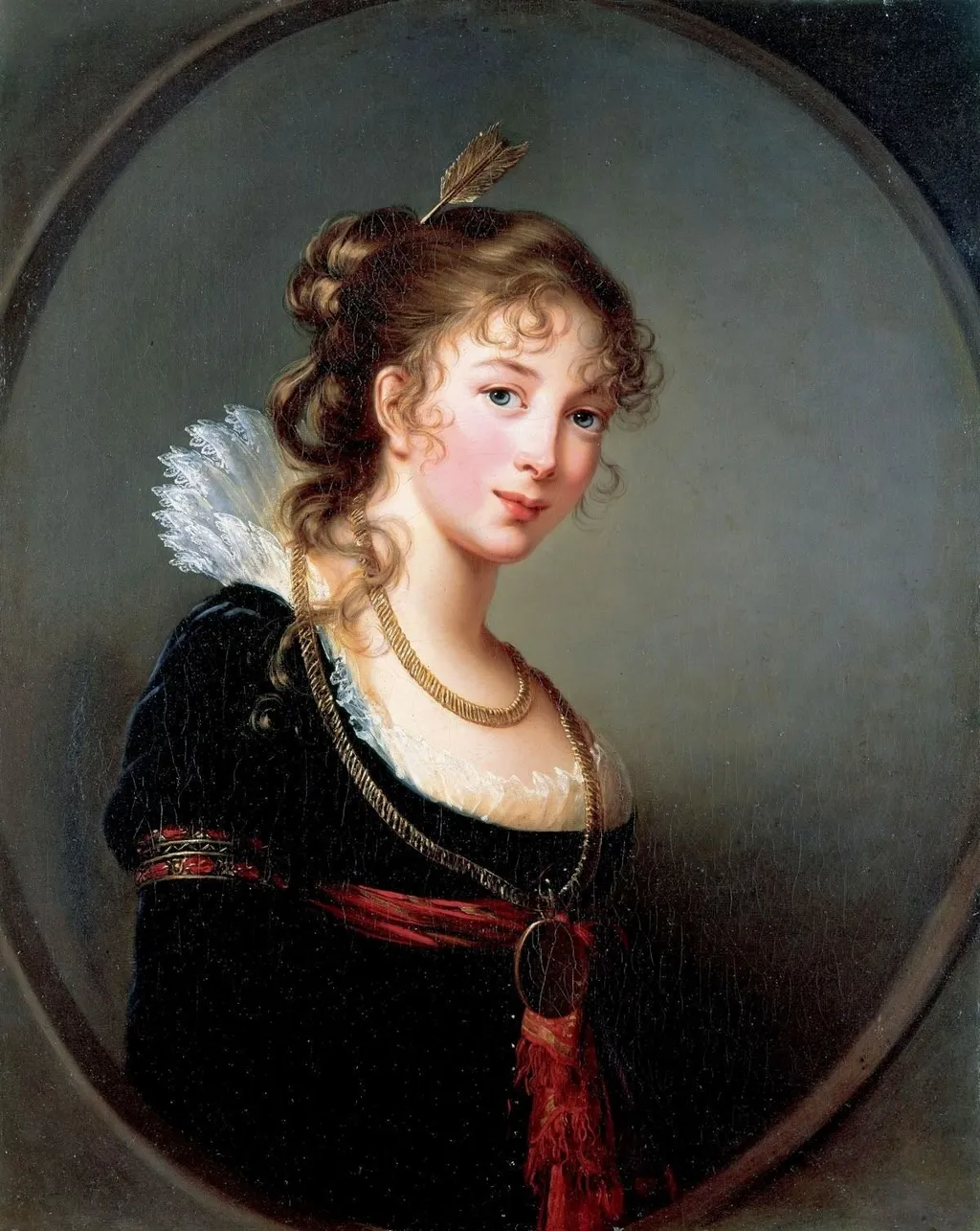 Porträt der Luise von Preußen (1770-1836), Ehefrau von Anton Radziwiłł (1775-1833), by Élisabeth Louise Vigée Le Brun, oil, 1802