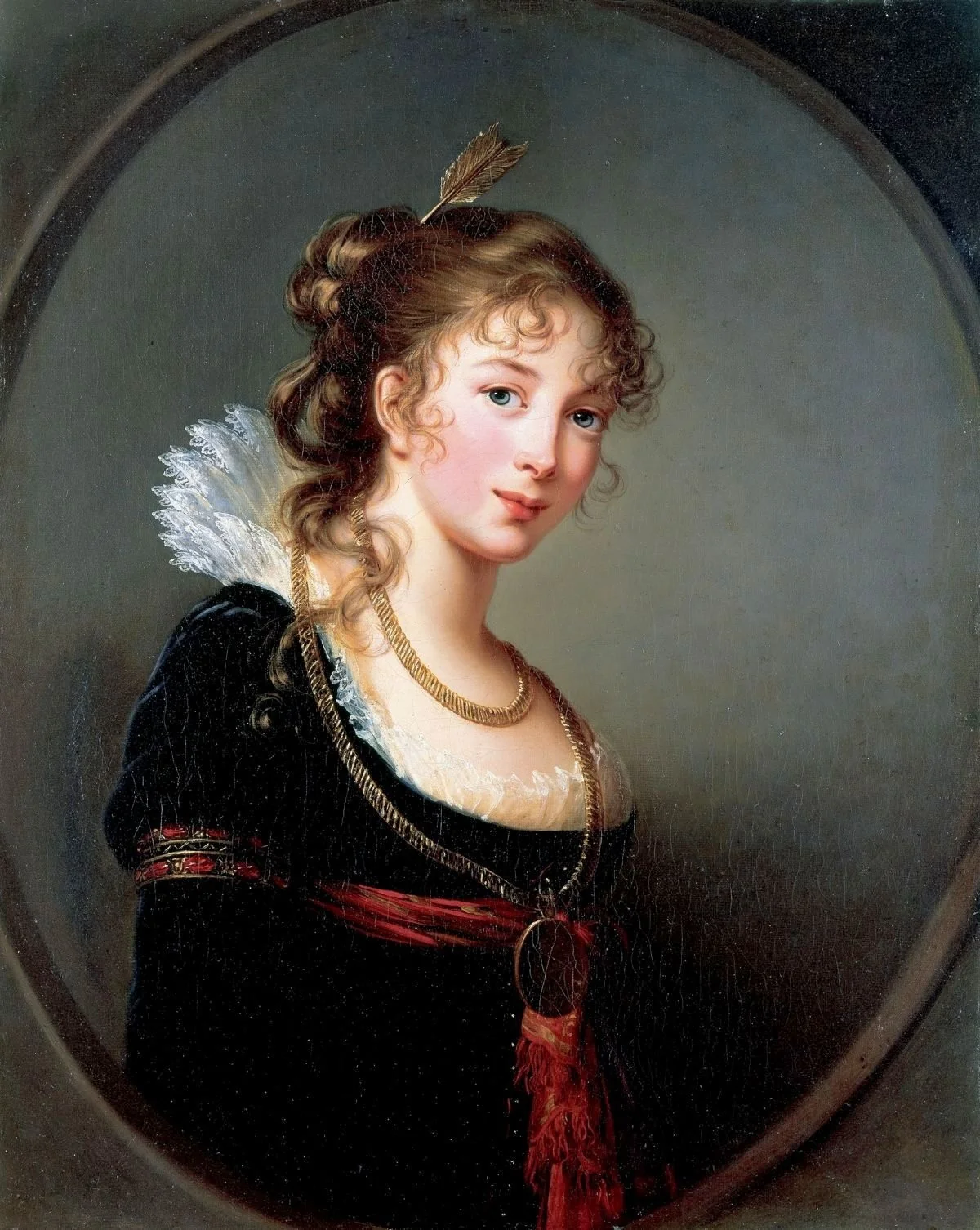 Porträt der Luise von Preußen (1770-1836), Ehefrau von Anton Radziwiłł (1775-1833), detail