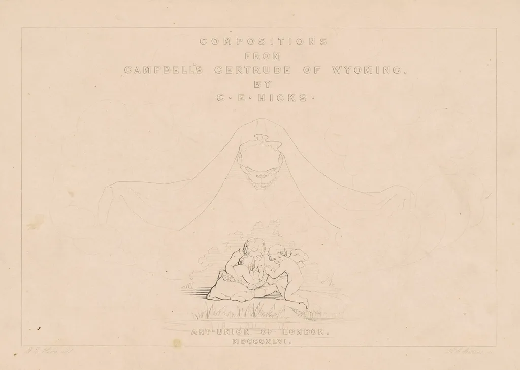 Title Page, by H. G. Watkins, ink, 1846