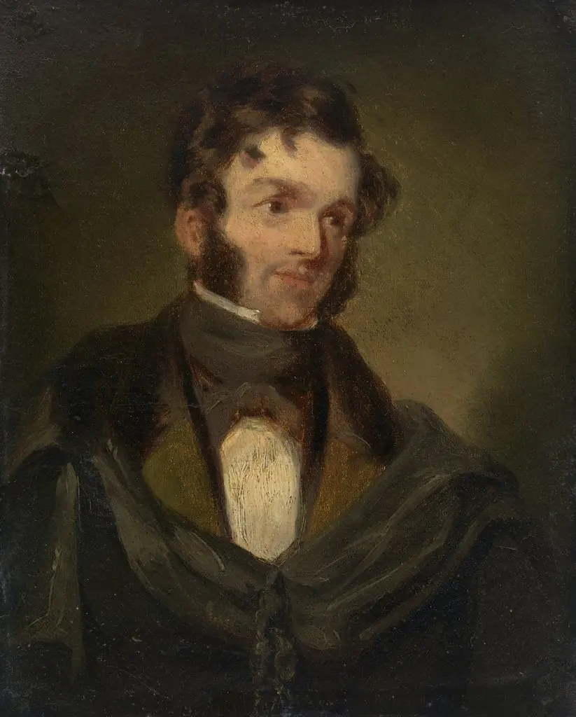 Portrait of William Smith O'Brien (1803-1864), Young Irelander, by George Francis Mulvany, unspecified, 1849