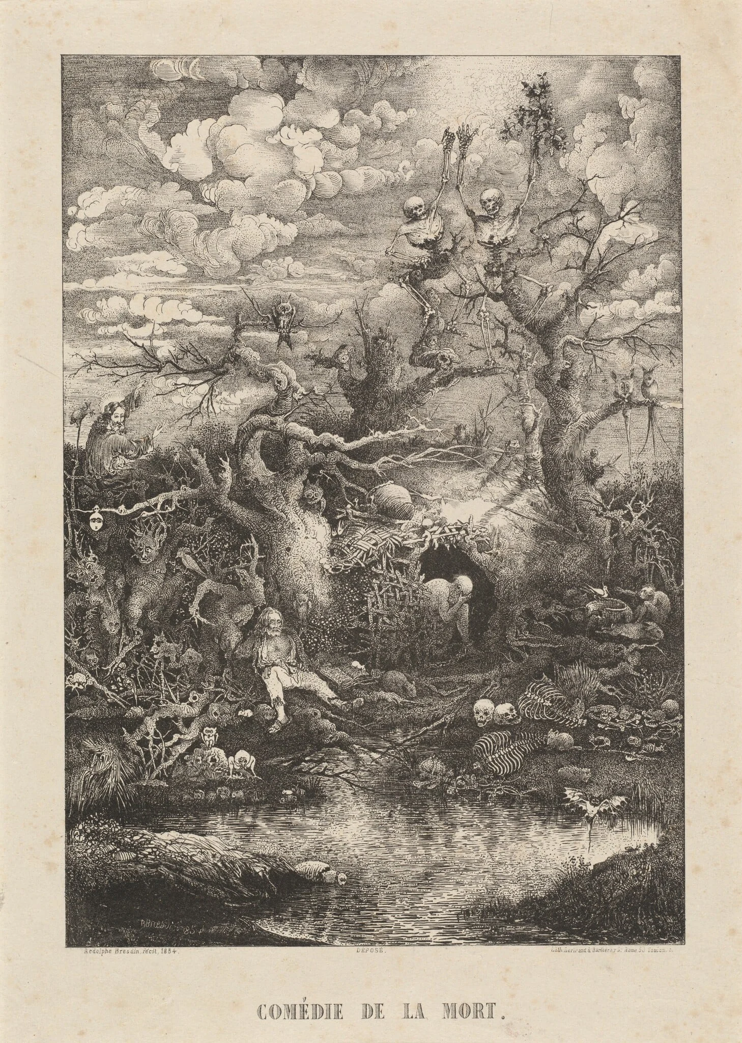 The Comedy of Death, detail