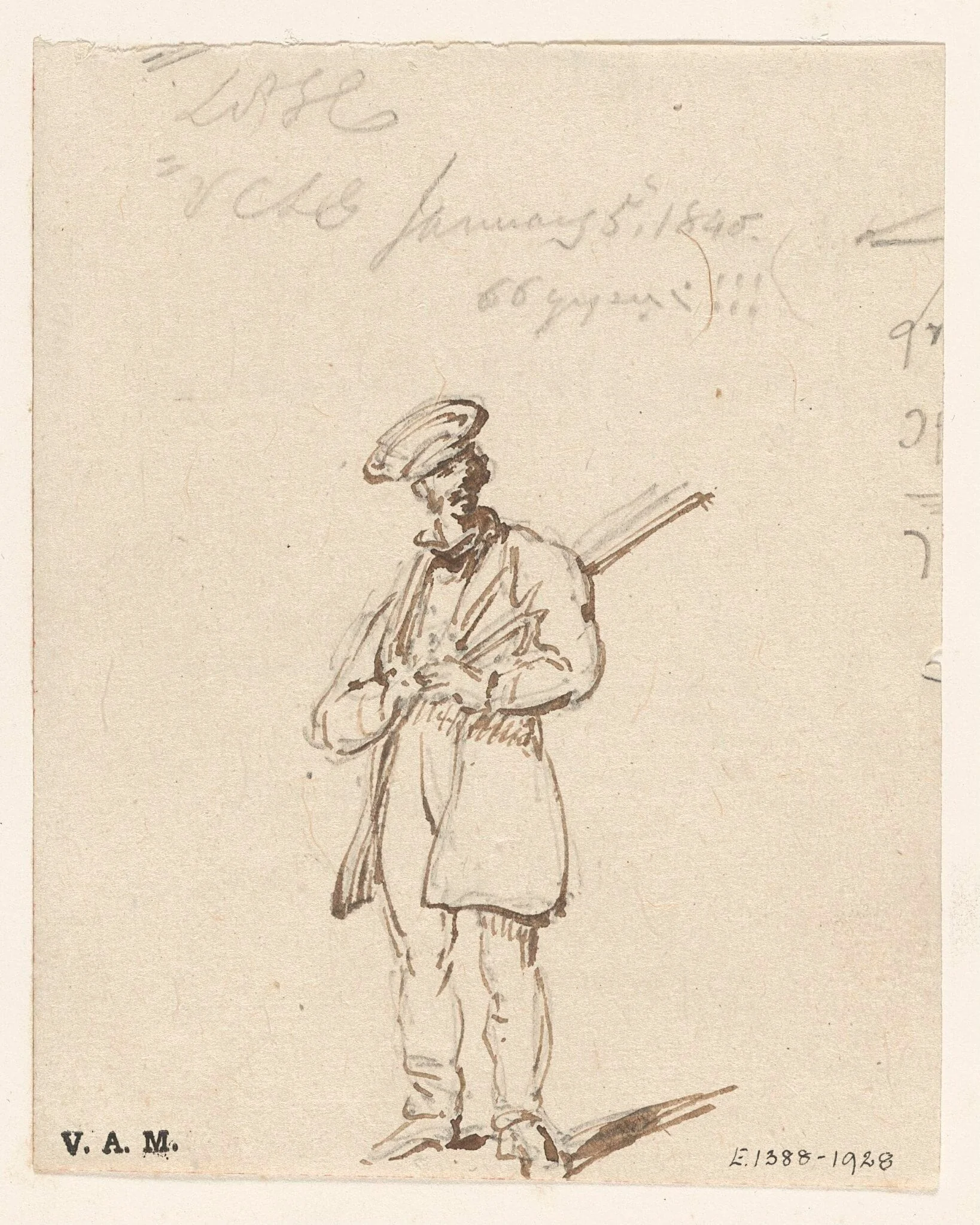 A soldier, Macau, detail