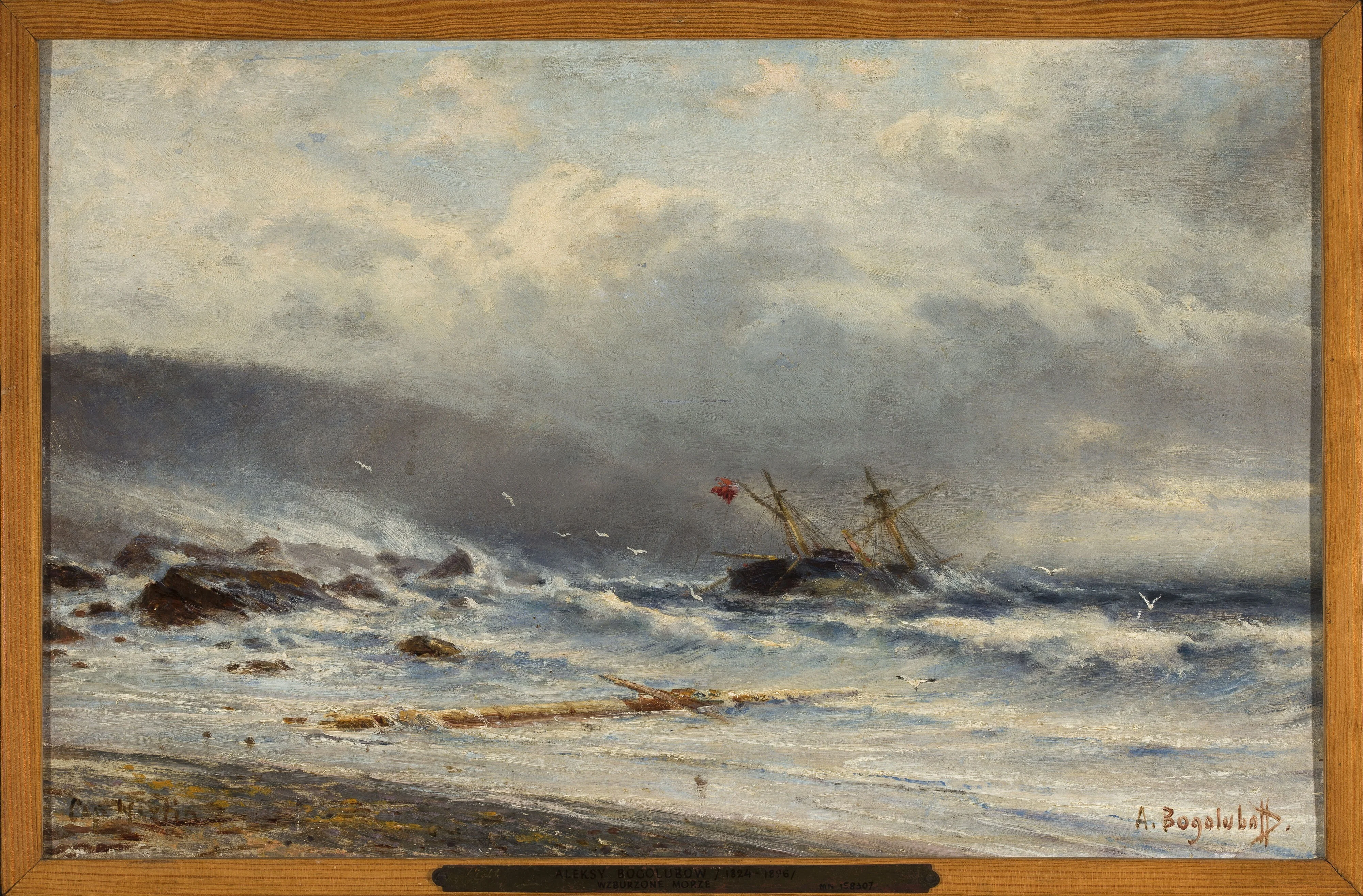 Rough sea, detail