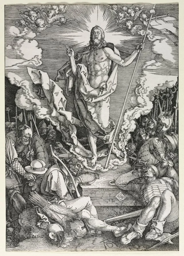 The Resurrection, detail
