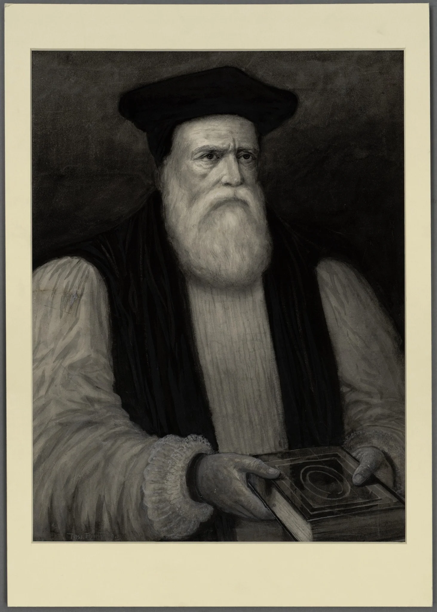Esgob William Morgan, detail