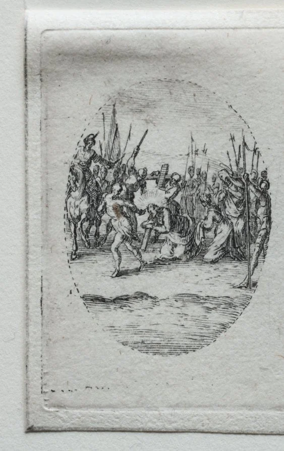 The Mysteries of the Passion: The Carrying of the Cross, detail