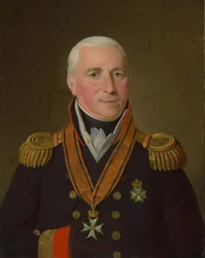 Portrait of Gerrit Verdooren (1757-1824), Vice-admiral, by Adriaan de Lelie, unspecified, 1817