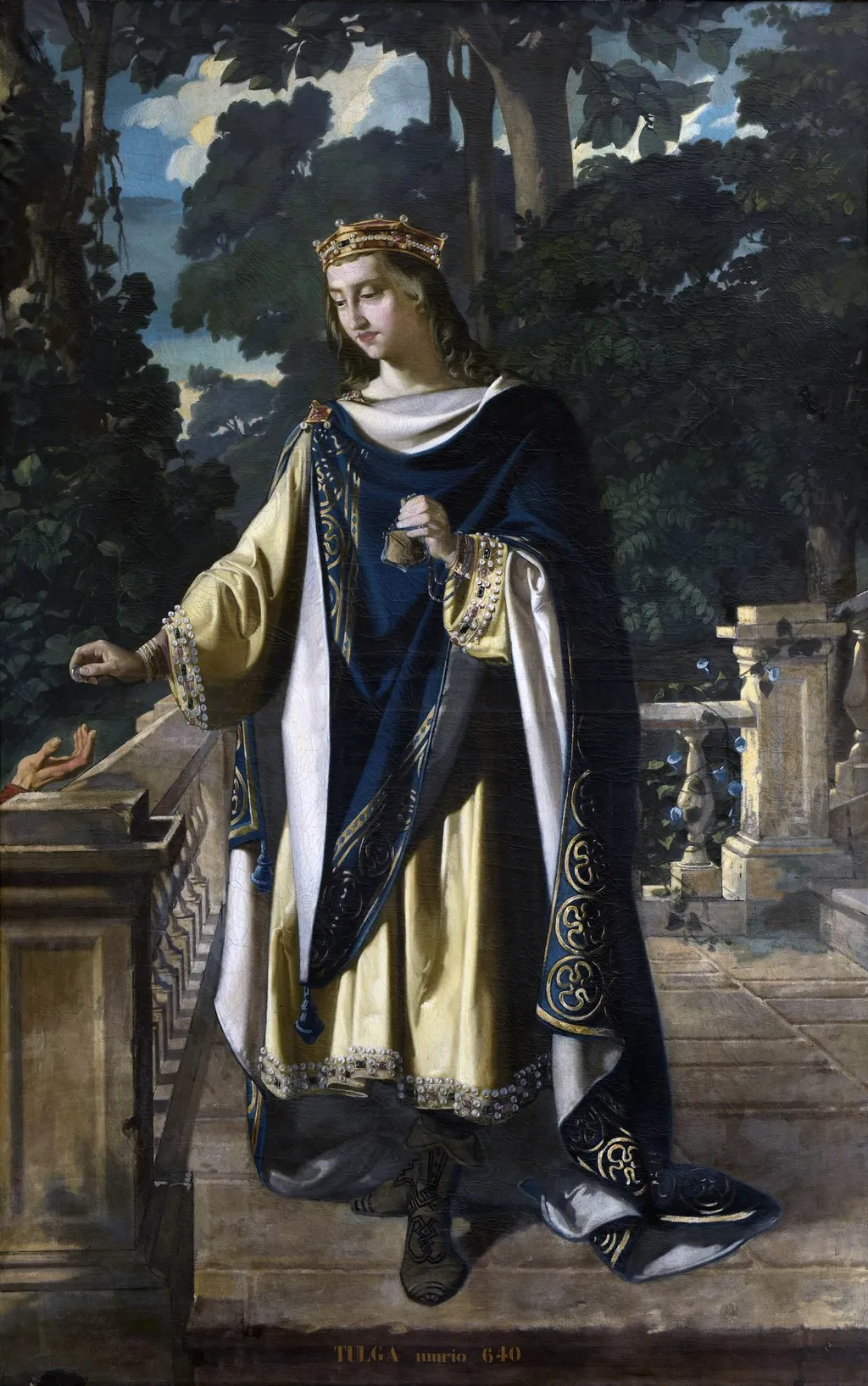 Tulga, by Agustín Sáez Glanadell, oil, 1854