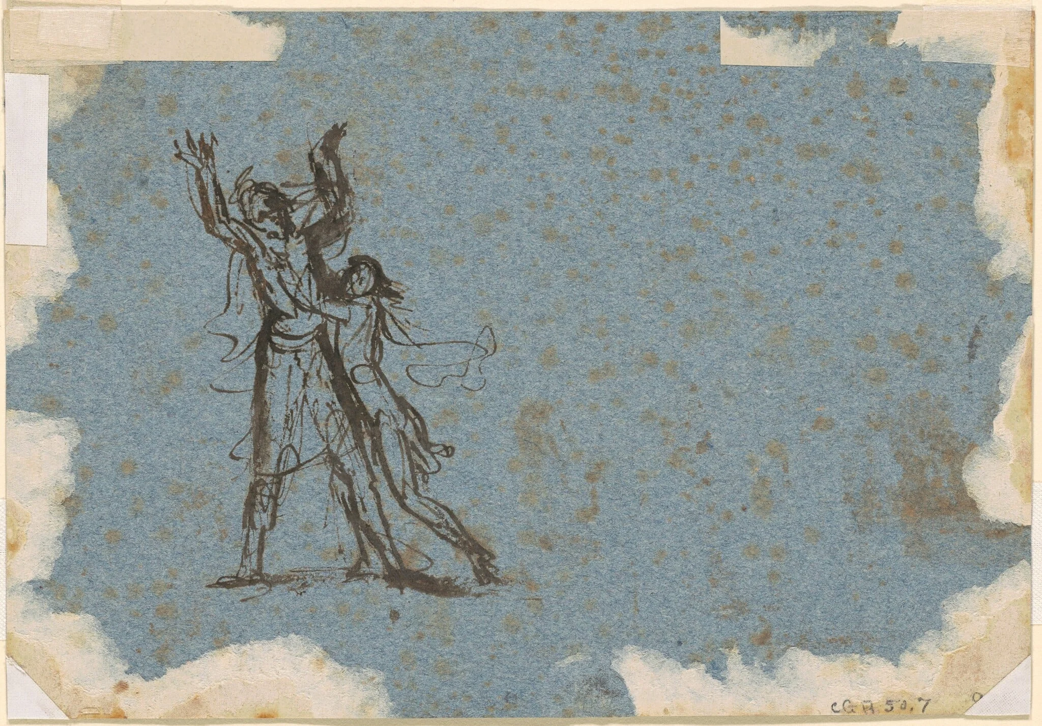 Study for "Jephthah's Daughter", detail