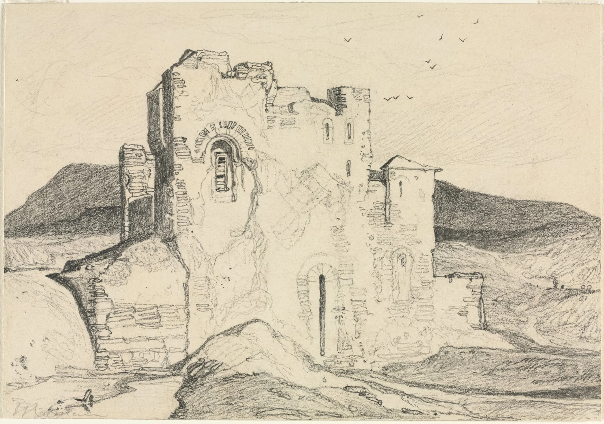 A Castle in Normandy, detail