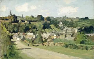 View of Dinant, by Geo Poggenbeek, unspecified, 1898