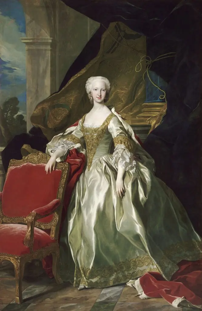 The Infanta María Teresa Rafaela of Spain, future Dauphine of France (1726-1746), by Louis-Michel van Loo, oil, 1745
