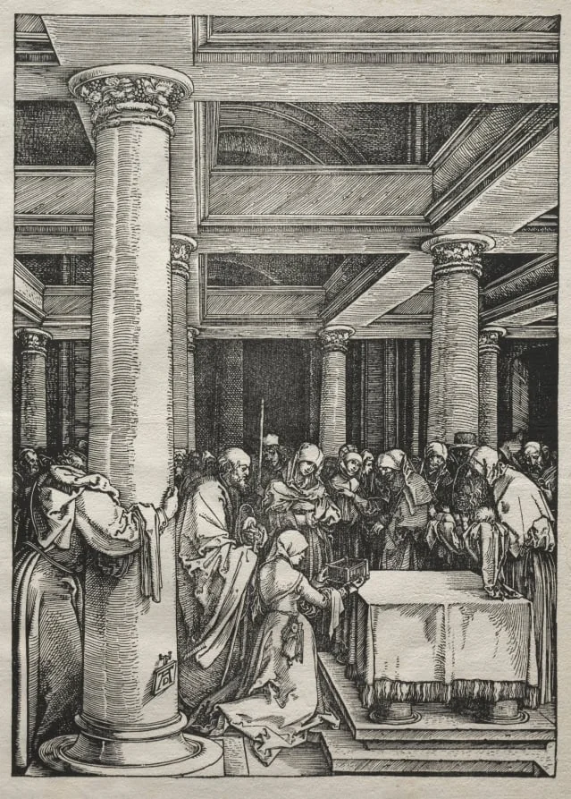 Life of the Virgin: Presentation of Jesus in the Temple, detail