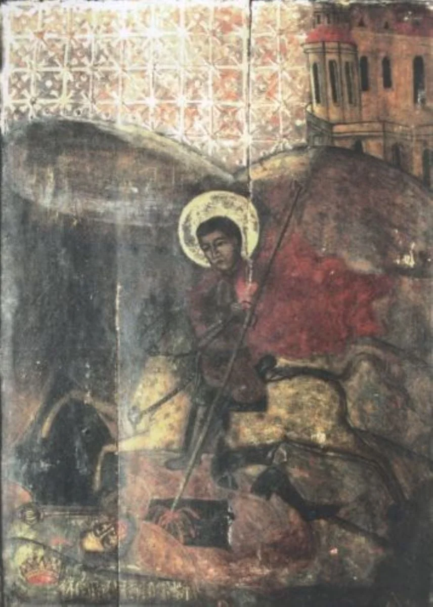 Sfântul Mare Mucenic Dimitrie, detail