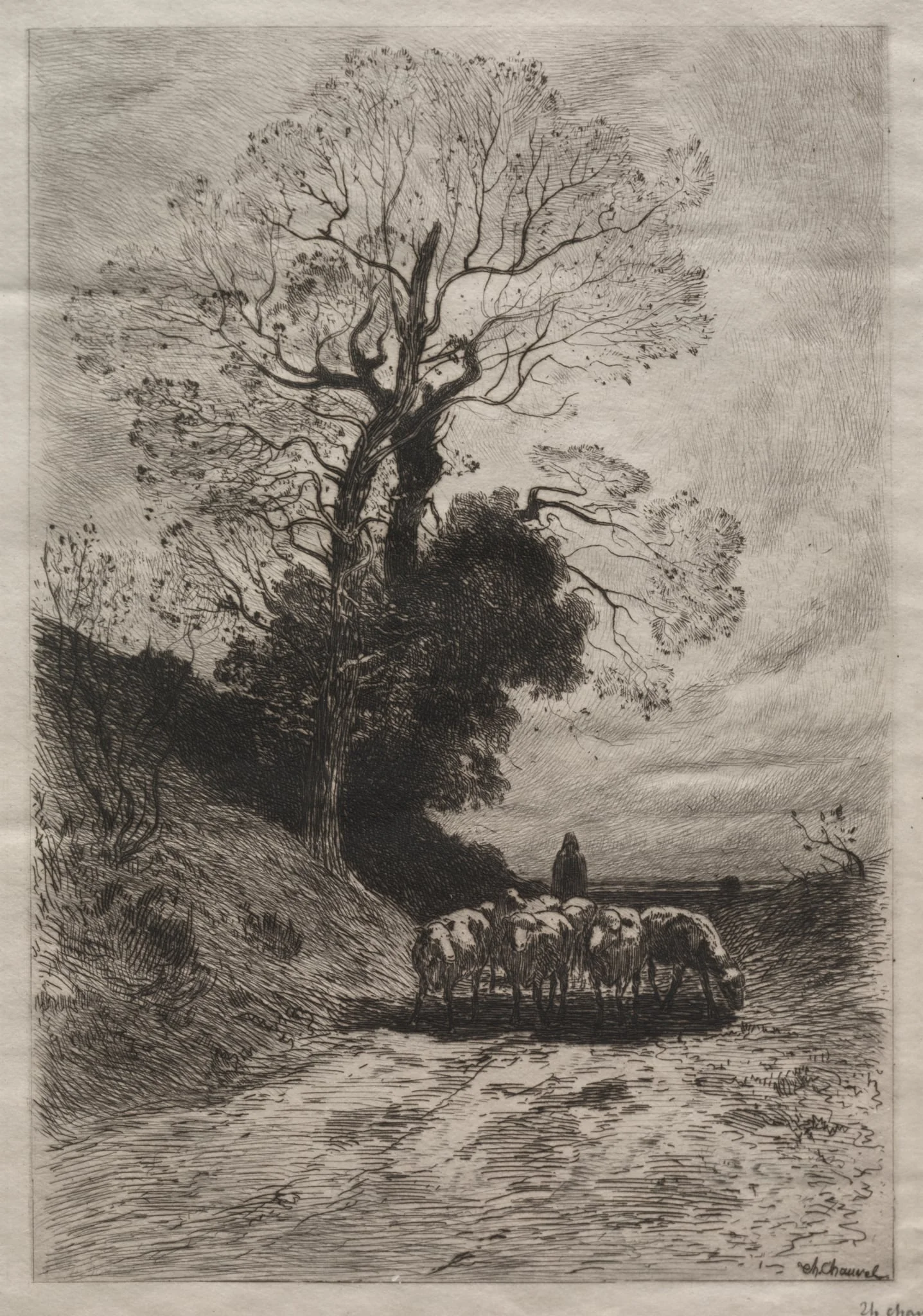 Return of the flock, detail
