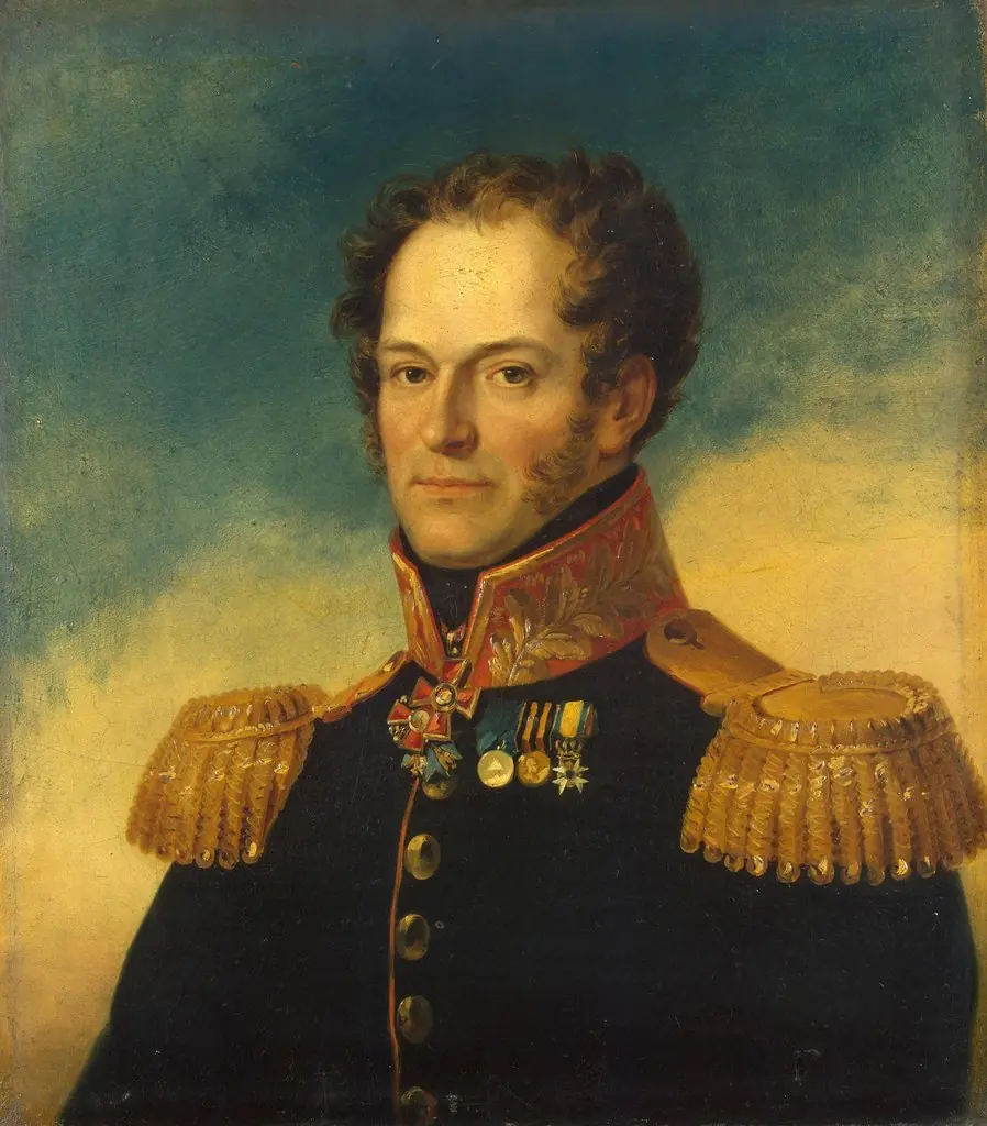 Portrait of Mikhail N. Matsnev (1785-1842), by George Dawe, oil, 1824