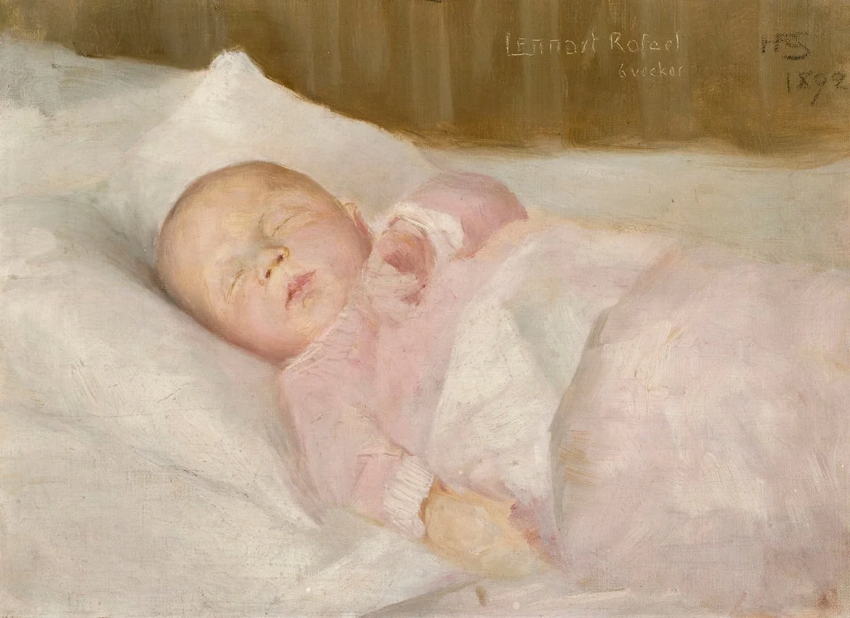 Lennart Rafael, 6 viikkoa, detail