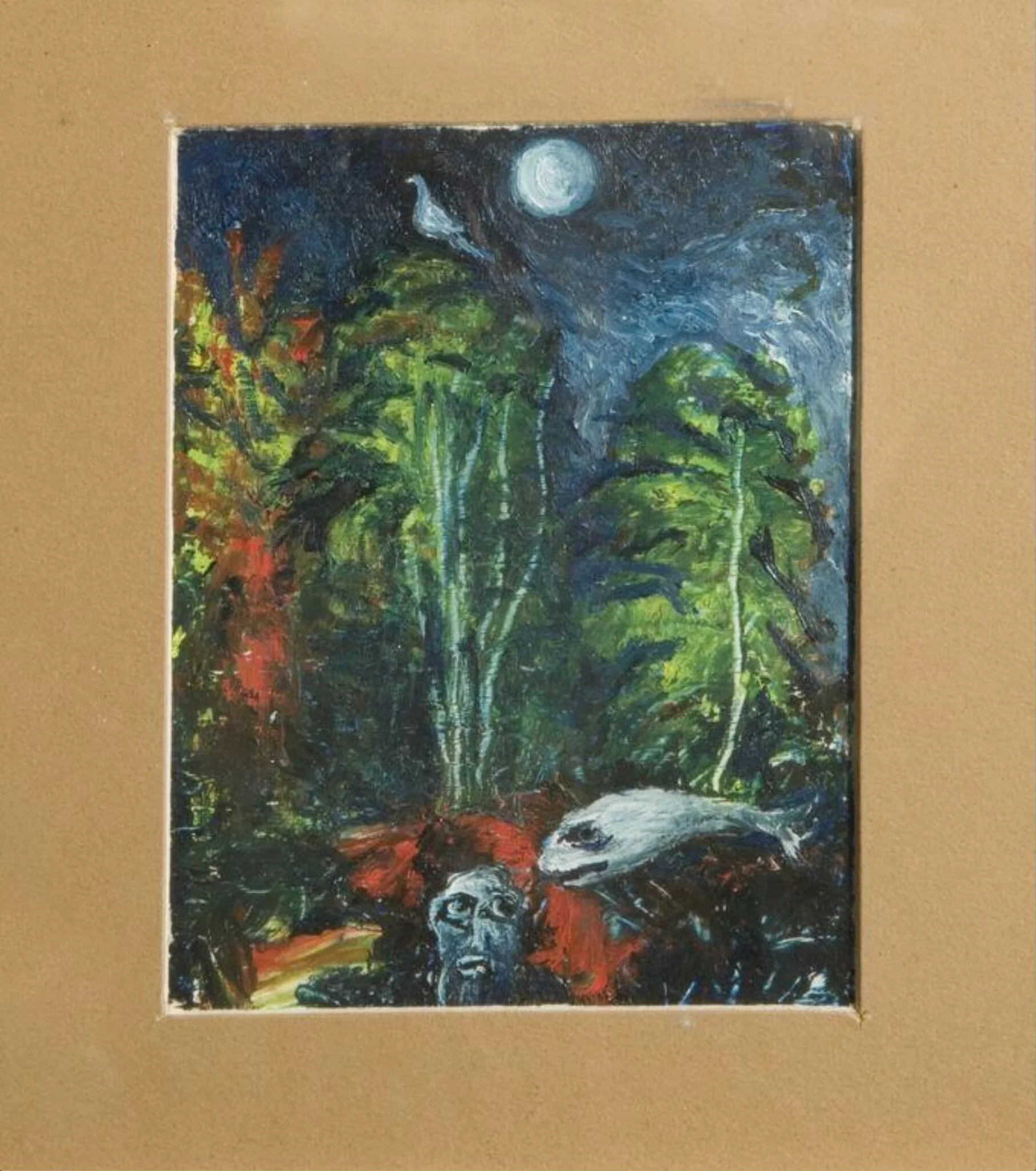 Mullah at Night, detail