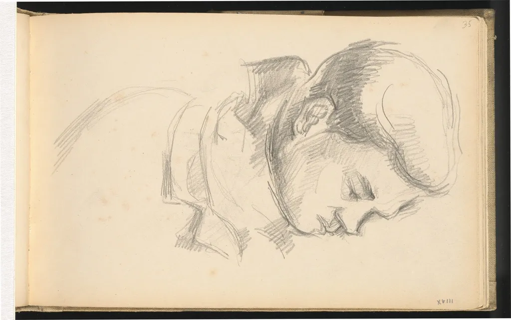 The Artist's Son, by Paul Cézanne, graphite, 1887