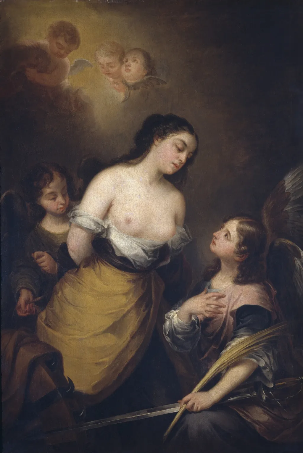 Santa Catalina, by José Gutiérrez de la Vega, oil, 1801