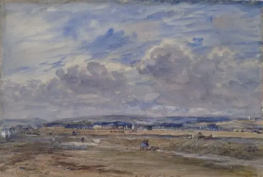 Copper's Gap, near Brighton, by David Cox, watercolor, 1856