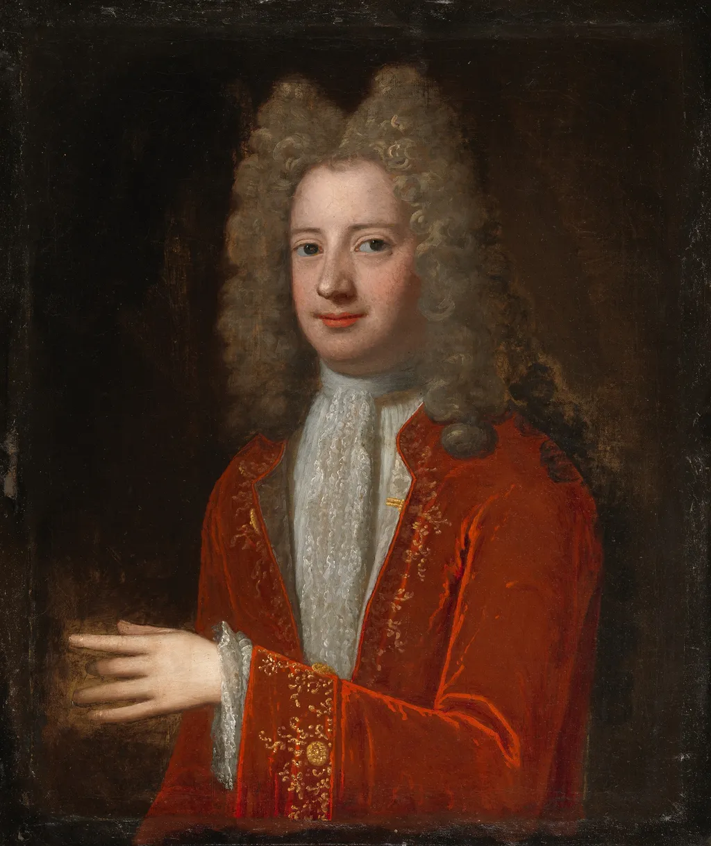 Portrait of a Gentleman, by Garret Murphy, oil, 1705