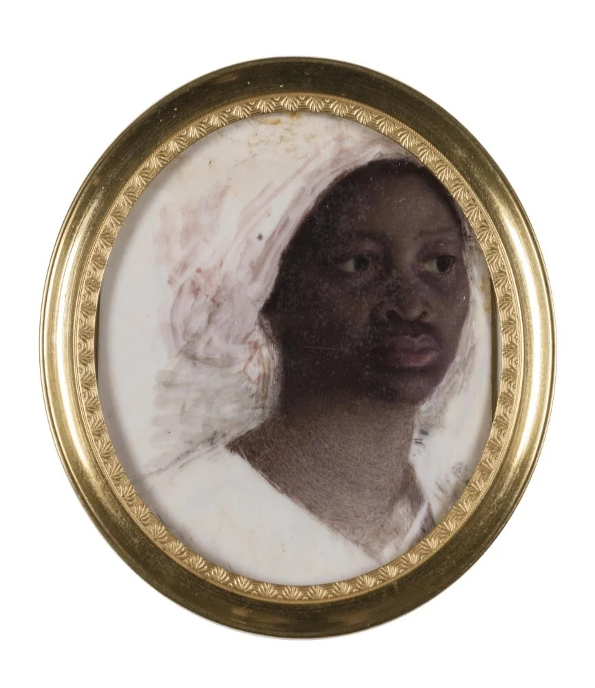 Unknown Woman with Head Scarf, detail