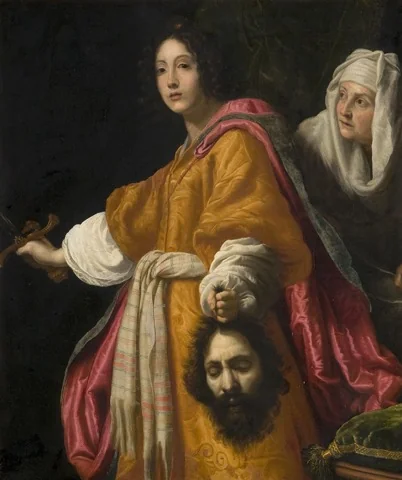 Judith Holding the Head of Holofernes, detail