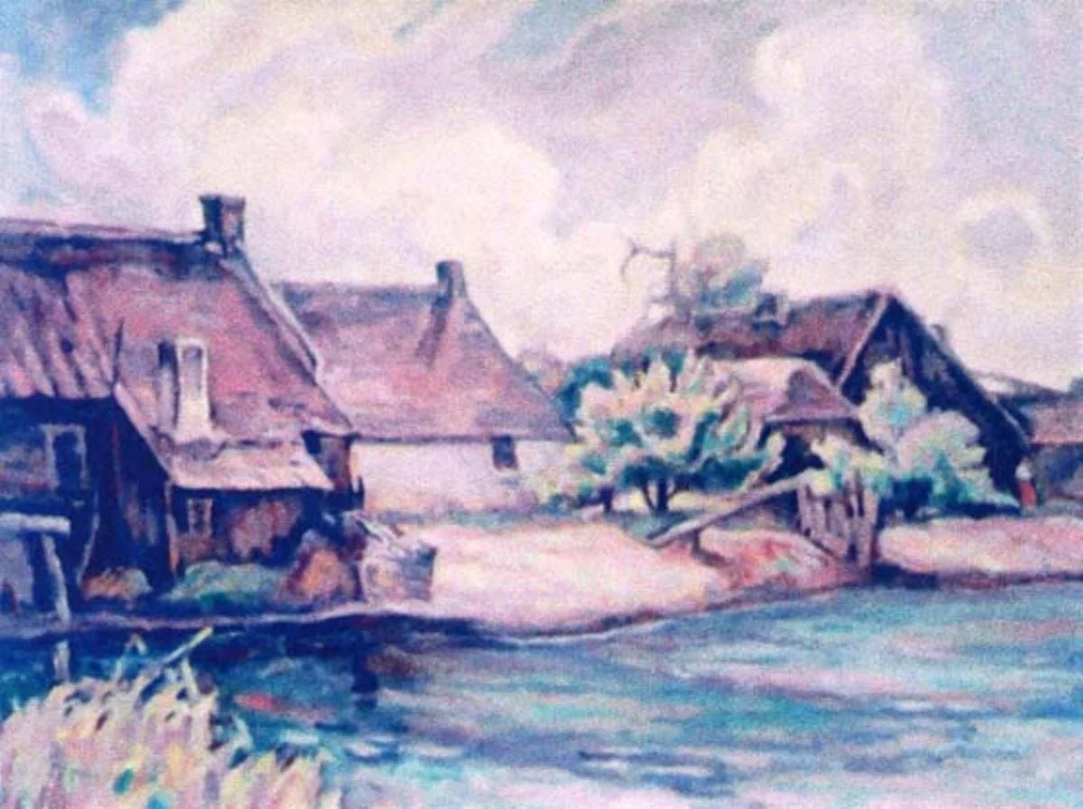 Peisaj, detail