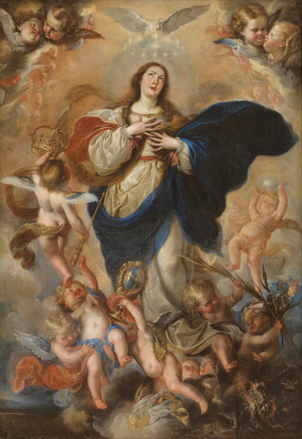 Immaculate Conception, by Mateo Cerezo, oil, 1660