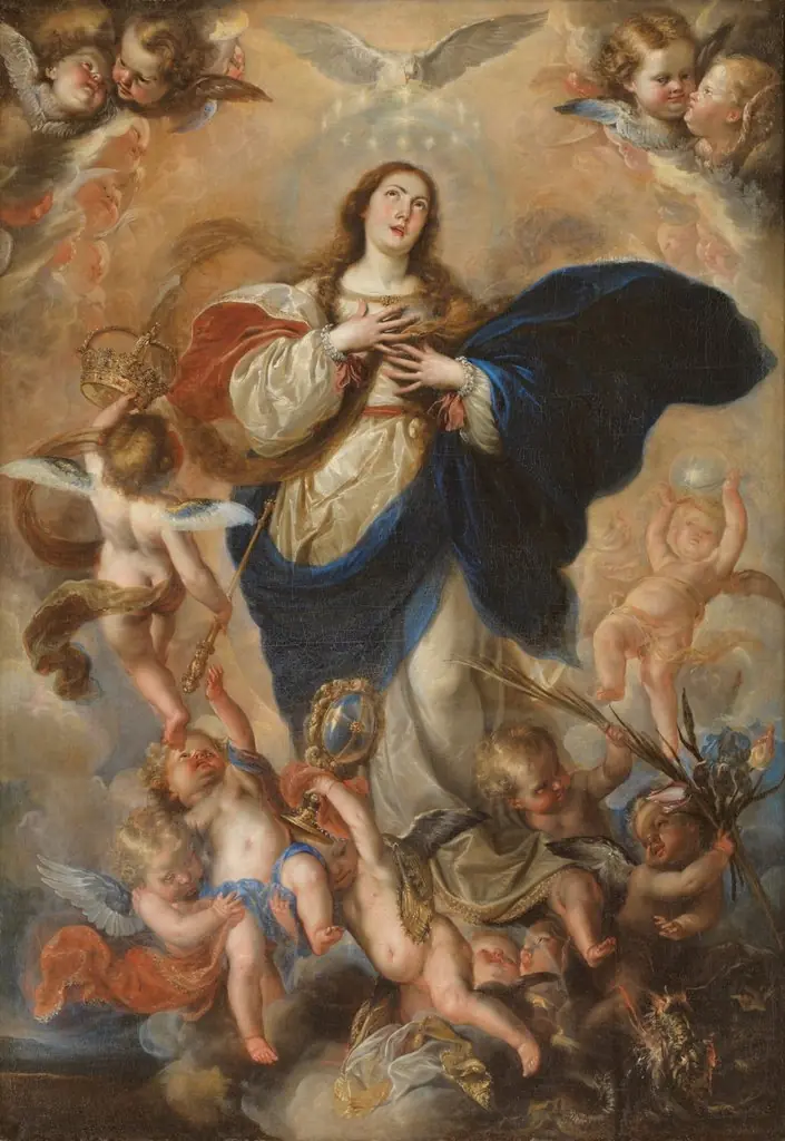 Immaculate Conception, by Mateo Cerezo, oil, 1660