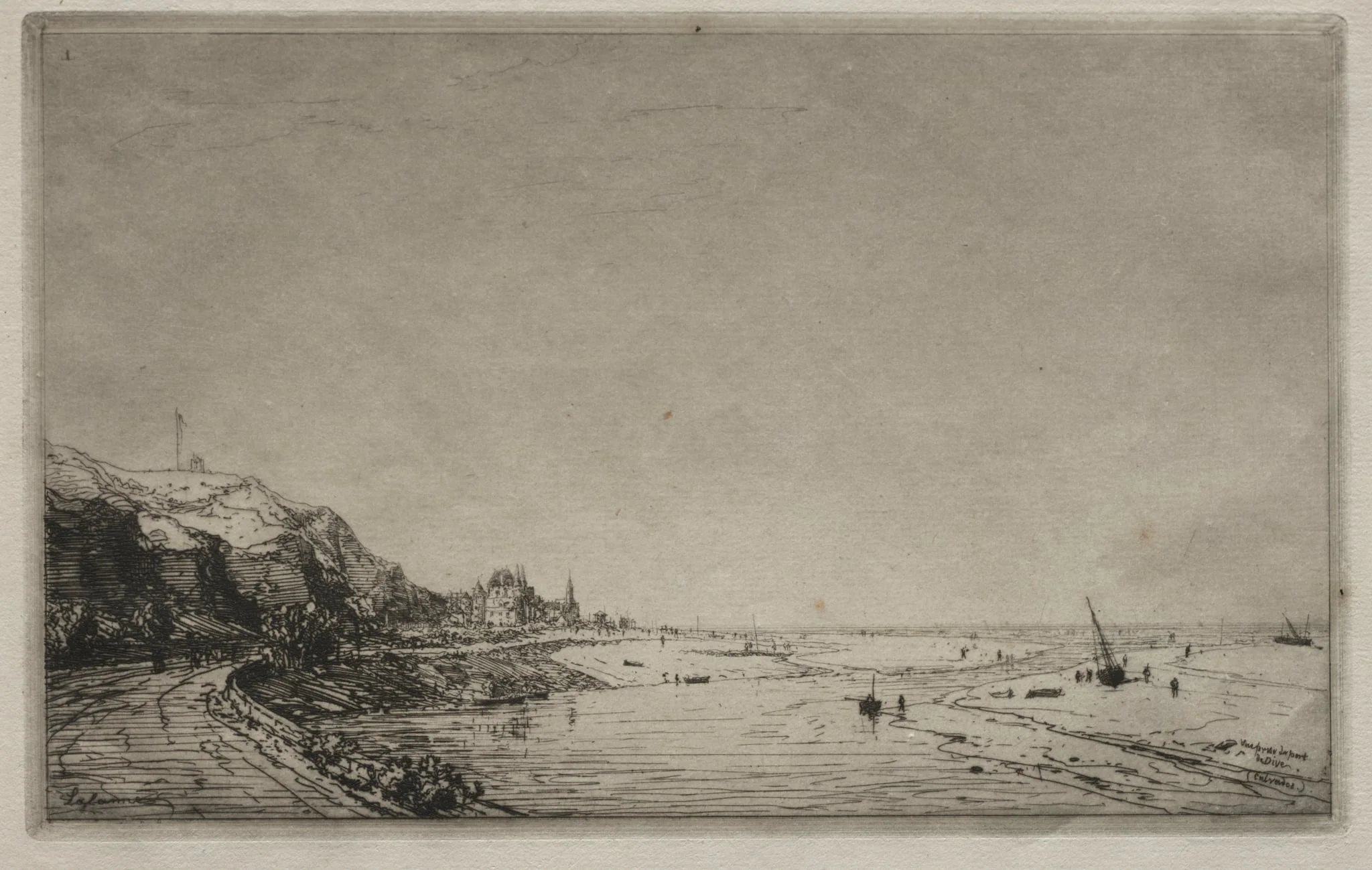 View from Port du Dives (Calvados), detail