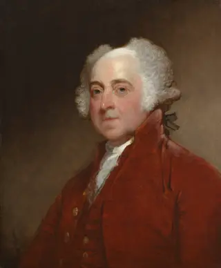 John Adams, by Gilbert Stuart, oil, 1821