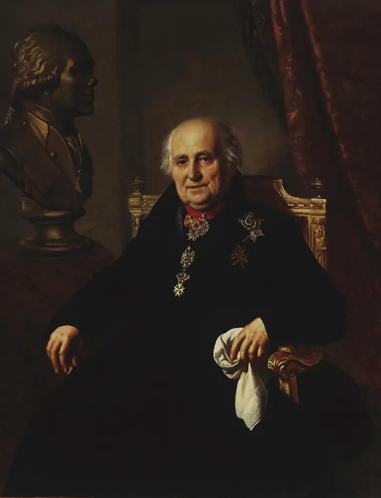 Portrait of Count Grigory Kushelev (1754-1833), by Orest Kiprensky, oil, 1827