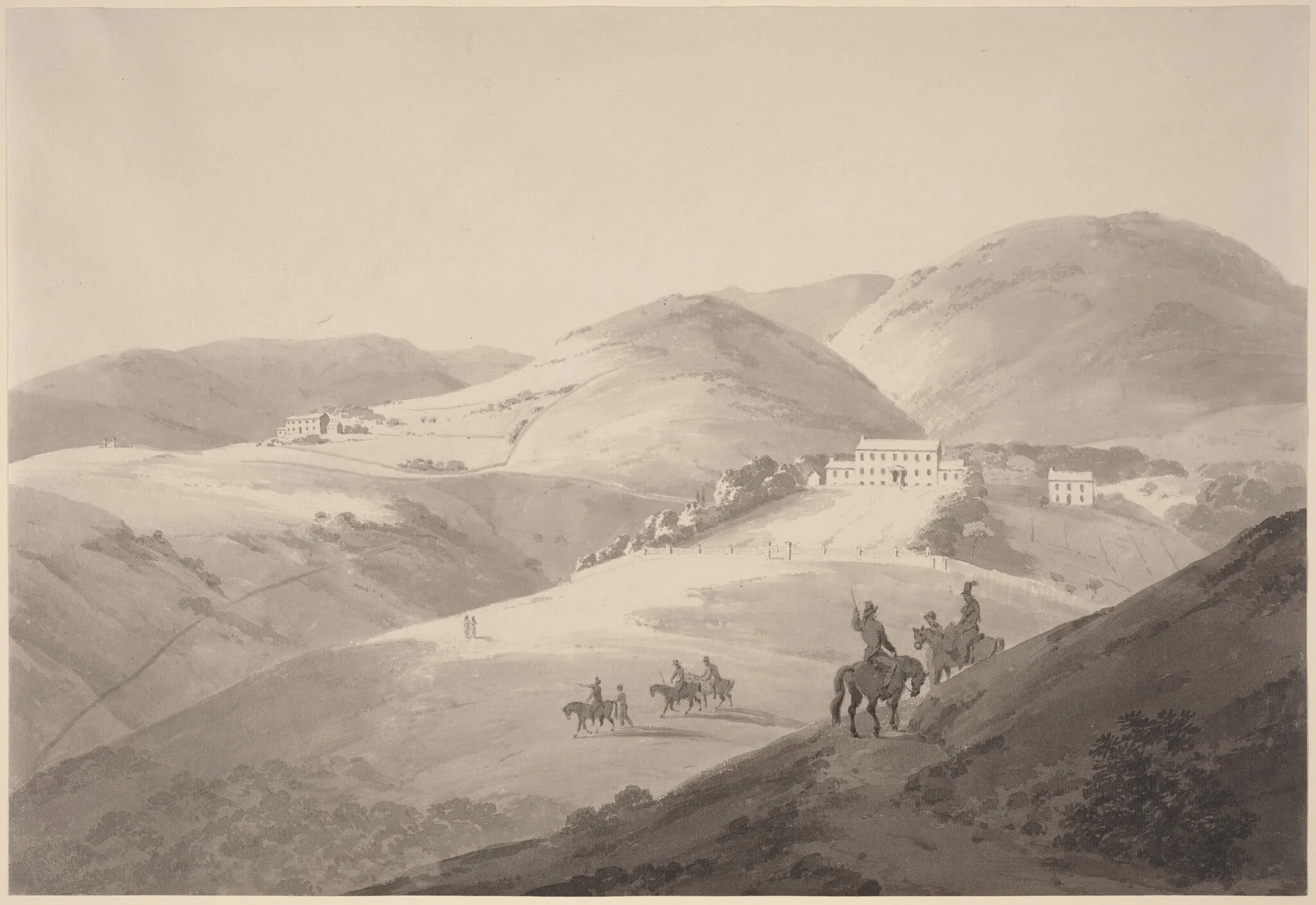 View of the Governor's House in St. Helena, detail