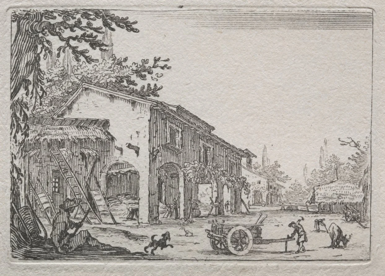 Caprices: The Italian Farm, detail